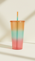 Color-Changing Reusable Tumbler